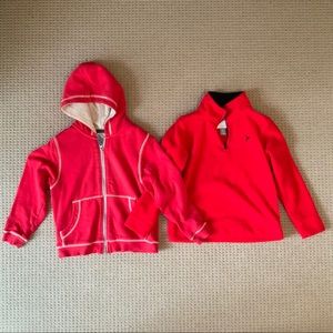 Bundle of red cozies